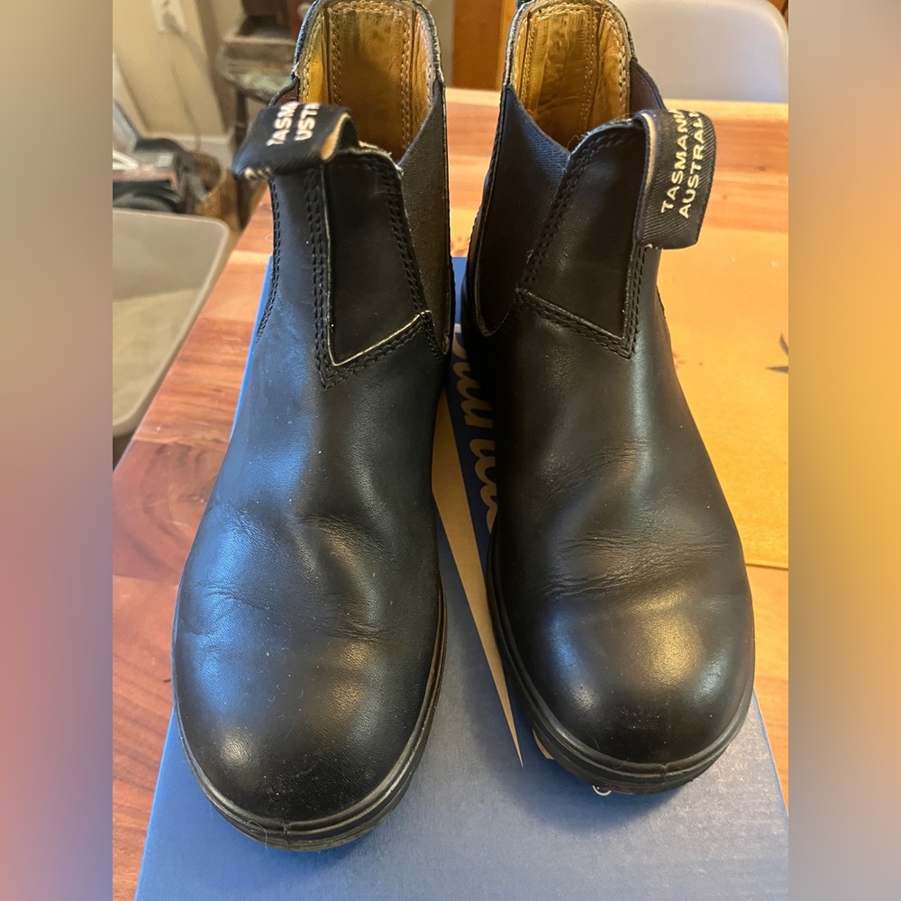 Blundstone Black Leather Ankle Boots